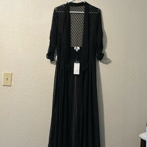 Unique vintage polka dot duster